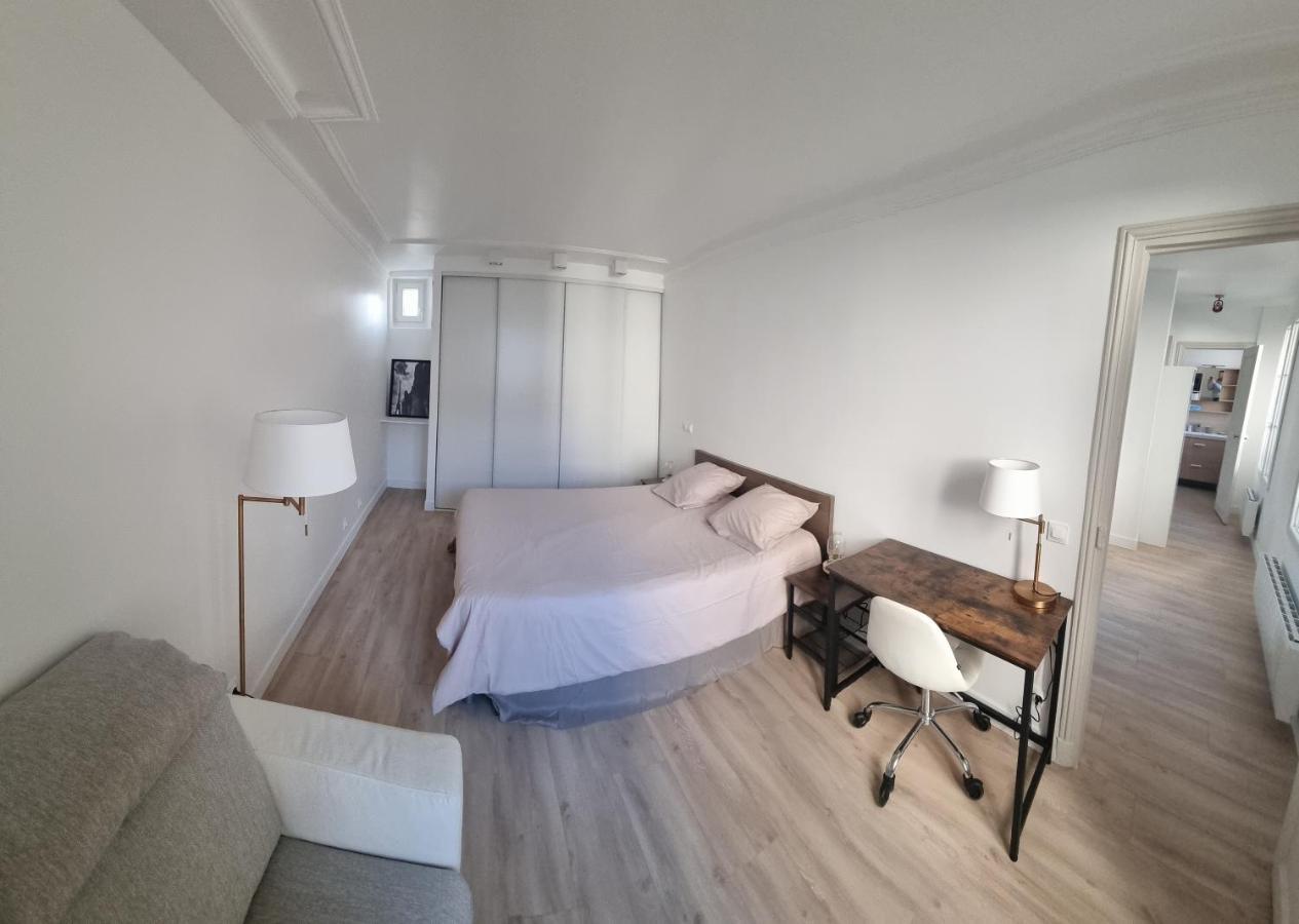 Appartement Luxueux Dans Maison Bourgeoise Parisienne Levallois-Perret Bagian luar foto