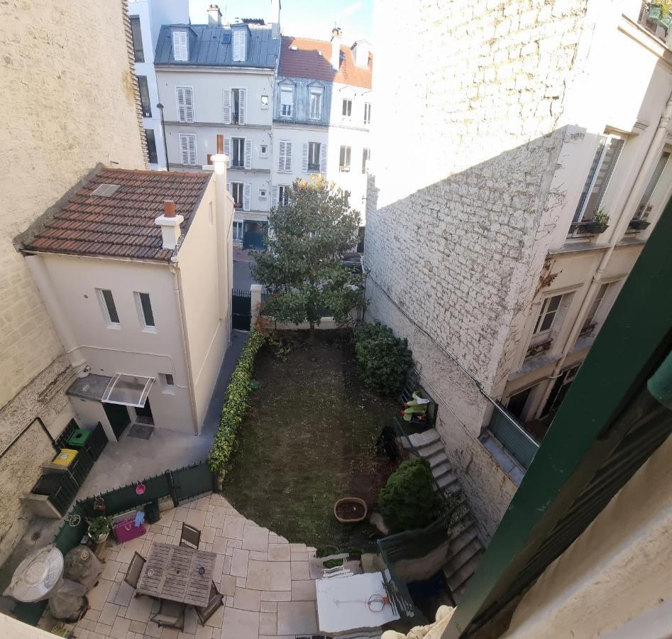 Appartement Luxueux Dans Maison Bourgeoise Parisienne Levallois-Perret Bagian luar foto