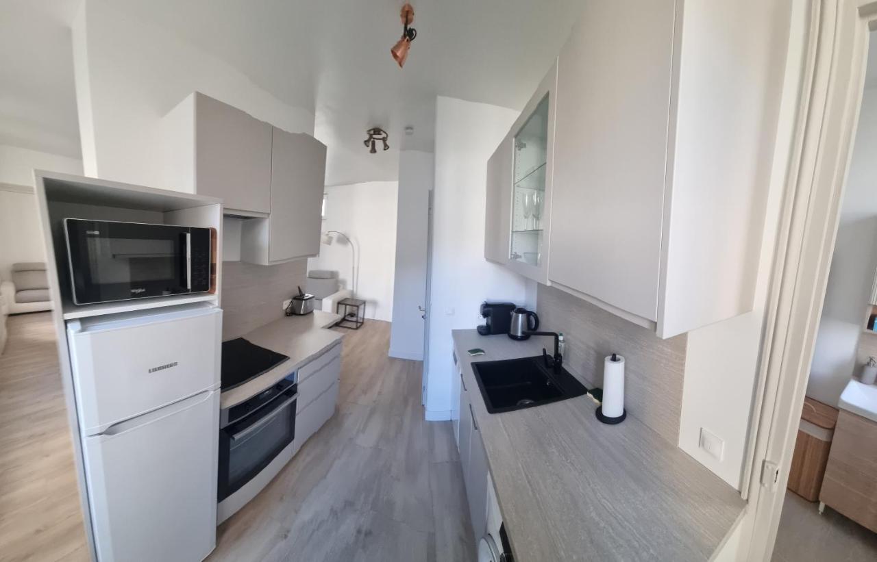 Appartement Luxueux Dans Maison Bourgeoise Parisienne Levallois-Perret Bagian luar foto